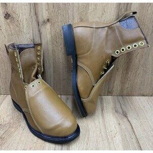 Iron Age USA Union Made Metatarsal Steel Toe Work Boots 7.5 EEE Vibram